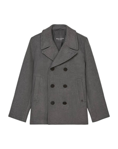 Двубортный бушлат, серый Marc o'polo