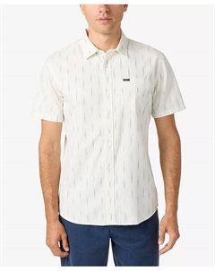 Мужская стандартная рубашка с коротким рукавом Seafaring Ikat, белый O`neill