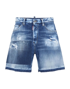 Джинсовые шорты с прорезями, синий Dsquared2