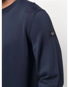 Джемпер с нашивкой-логотипом, синий Paul & shark