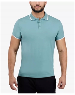 Мужская короткорукавная поло с рельефной резинкой, мультиколор X-ray