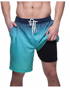 Мужские компрессионные плавки для плавания 7" с защитой UPF 50+, синий Rokka&rolla