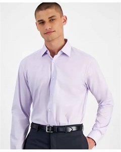 Мужская классическая рубашка Modern-Fit, фиолетовый Hugo boss