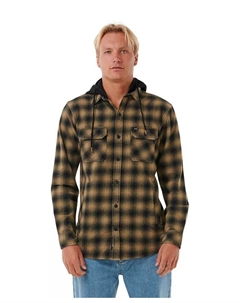 Мужская фланелевая рубашка с капюшоном Grunter, мультиколор Rip curl