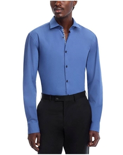 Koey Слим Фит Рубашка, синий Hugo