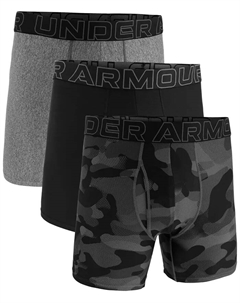 Мужские боксеры 6" Performance, 3 штуки в наборе, ассорти, черный Under armour