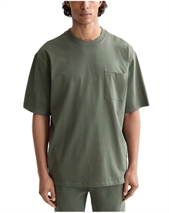 Футболка с карманом Oversized Fit Core, зеленый Scotch&soda