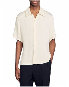 Мятую рубашку, белый Sandro