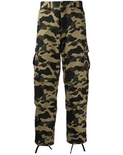 Брюки карго с камуфляжным принтом A bathing ape®