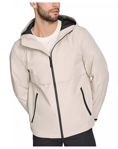 Мужская дождевик с капюшоном, коричневый/бежевый Dockers