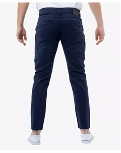 Мужские эластичные карго-брюки из твила, синий X-ray