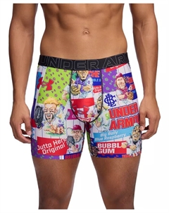 Мужские функциональные боксеры с сетчатыми вставками и принтом Performance Tech Mesh Graphic, 6", мультиколор Under armour