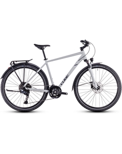 Дорожный велосипед Nature Exc Allroad, год 2025, цвет Белый-Серый, ростовка 22 Cube