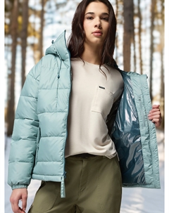 Куртка утепленная женская Pike Lake III Hooded Jacket, Голубой Columbia