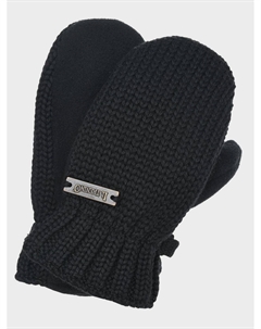 Базовые черные варежки Il trenino