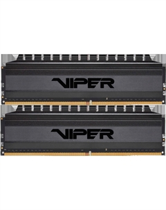 Модуль памяти DIMM 32Gb 2х16Gb DDR4 PC25600 3200MHz Patriot Memory Viper 4 Blackout (PVB432G320C6K) Patriot memory