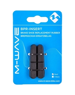 Вкладыши тормозной колодки BPR-INSERT-RR, для шоссе, для стальных и алюминиевых ободов, 5-361772 M-wave
