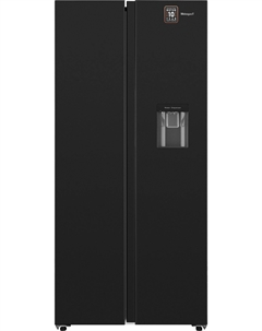 Холодильник Side-by-Side WSBS 600 B NoFrost Inverter Water Dispenser Weissgauff