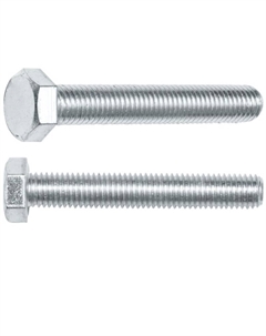 Болт SM-21503-20, М14х50 мм, шестигранный, цинк, класс прочности 5.8, DIN 933 (20 кг) Starfix