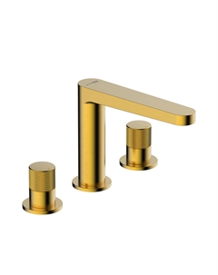 Смеситель для раковины встраиваемый WasserKraft Schunter золото двухвентильный (8235) Wasserkraft