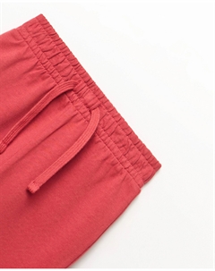 Базовые брюки из махровой ткани, красный Сфера
