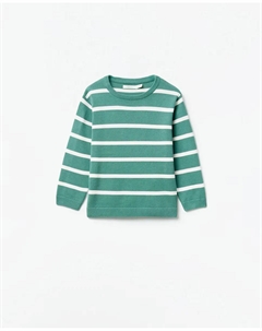 Базовый джемпер в полоску, зеленый Сфера