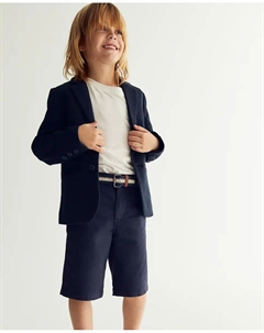 Бермуды с поясом, темно-синий Сфера