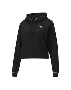 Толстовка (WMNS) Style Cat Hoodie hooded Pullover Knit Short Black 587162-01 Puma