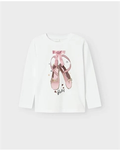 Детская футболка с длинным рукавом, белый Name it