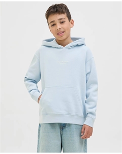 Детская худи свободного кроя, светло-голубой Jack & jones