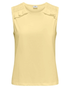 Женский топ без рукавов, желтый Jdy