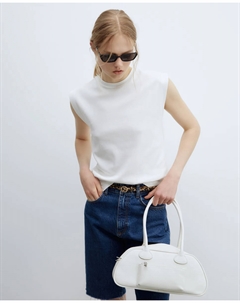 Футболка с рубчиками, белый Сфера