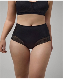 Трусы Alta Control с кружевной отделкой, черный Ysabel mora
