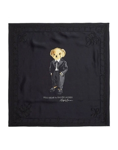 Шарф Polo Bear, черный Polo ralph lauren