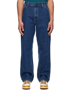 Джинсы с одной накладкой на колене, синий Carhartt work in progress