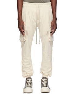 Грузовые штаны Hollywood Mastodon, цвет natural Rick owens