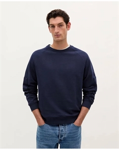 Мужская хлопковая худи классического кроя, темно-синий Scalpers