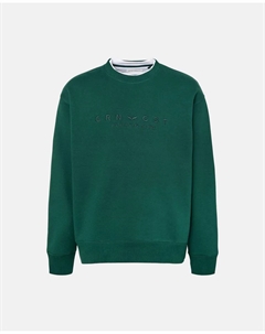 Мужская свитшот с круглым вырезом, зеленый Green coast