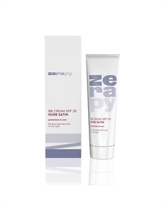 ВВ КРЕМ SPF 30 НЮД САТИН, для увлажнения, тонирования и защиты кожи любого типа 50 Zerapy