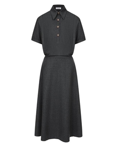 Шерстяное платье Brunello cucinelli