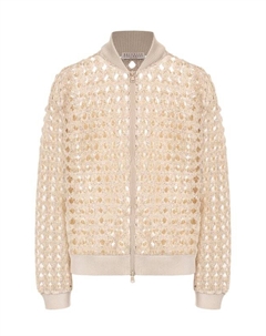 Кардиган с отделкой пайетками Brunello cucinelli