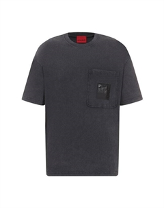 Хлопковая футболка Hugo