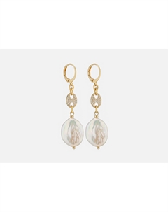 Серьги Splendore с жемчугом и кристаллами 2 шт Lanzerotti