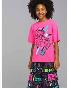 Фуфайка трикотажная для девочек (футболка) Playtoday tween