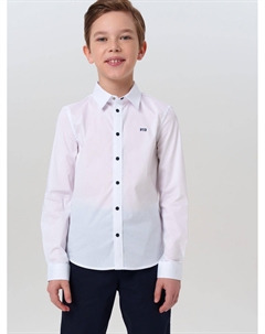 Рубашка текстильная для мальчиков (slim fit) School by playtoday