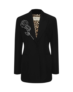 Жакет приталенный, декор "роза" Blumarine
