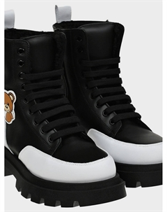 Ботинки с декором "медвежонок" Moschino