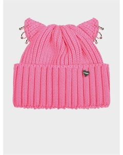 Шапка с декоративными ушками, розовая Il trenino