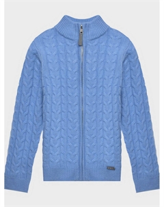 Вязаная кофта, шерсть мериносов, голубая Norveg