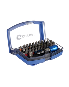Набор бит (83-665) PH/PZ/SL/HEX/TORX/HOLE с магнитным держателем (32 шт.) Cutop
